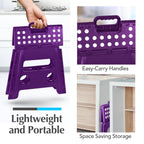 Handy Laundry Folding Step Stool 9 Inch, Pink, Non-Slip Holds 300 lbs