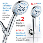 AquaCare 8-mode High Pressure Handheld Shower Head with 2-mode Power Wash