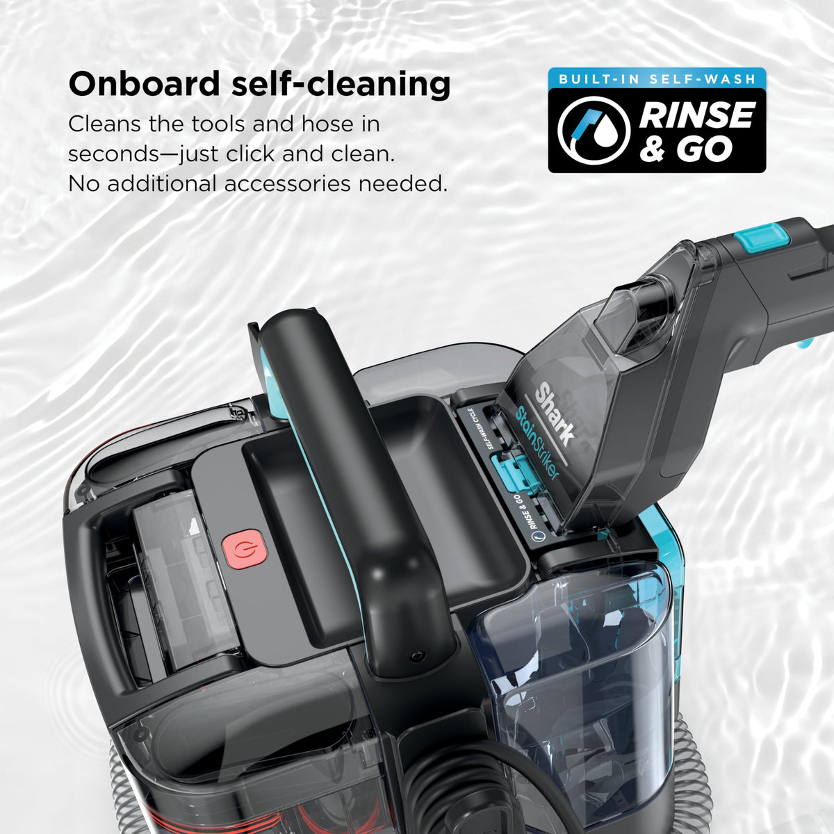 Shark StainStriker Portable Carpet/Upholstery Cleaner, 4 Tools, PX202BRN