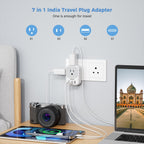 TESSAN European Travel Plug Adapter 2 Pack, Type C Plug