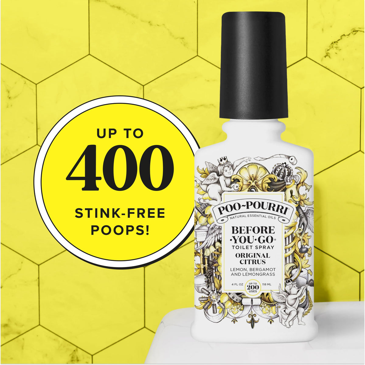 Poo-Pourri Before-You-Go Toilet Spray, Original Citrus, 2 Fl Oz