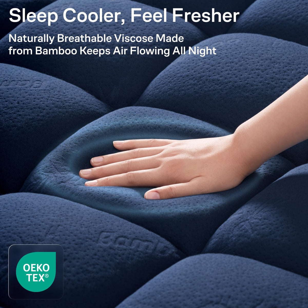 Niagara Sleep Solution Queen Ultra Soft Mattress Topper — Back Pain Relief