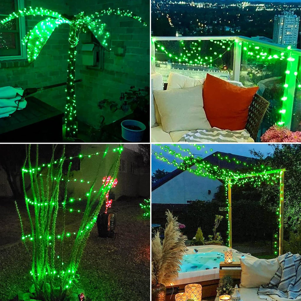Joomer Solar Fairy Lights, 2-Pack Total 80FT 240LED String Lights, White