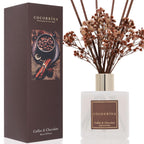 COCORRÍNA Reed Diffuser - Apple Cider 3.38 fl oz Reed Diffuser for Bedroom Bathroom Home Décor