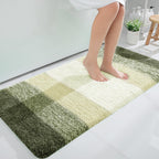 OLANLY Small Bathroom Rugs 24x16, Extra Soft Absorbent Microfiber Bath Rugs