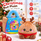 Plush Stuffed Dumpling Squishies, 3.94" Big Rainbow Squishes with Steamer