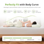 EGOHOME Twin Mattress 14 Inch, Green Tea Memory Foam Mattress, Medium Plush