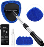 AstroAI Windshield Cleaner Tool & Car Interior Detailing Kit, Blue, 21 in