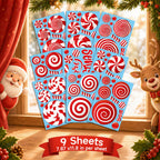Christmas Window Clings for Glass Windows, Stickers for Window Decorations