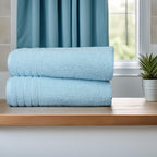 Tens Towels 4 Piece Extra Large Bath Towels 30 x 60 Inches, Dark Grey