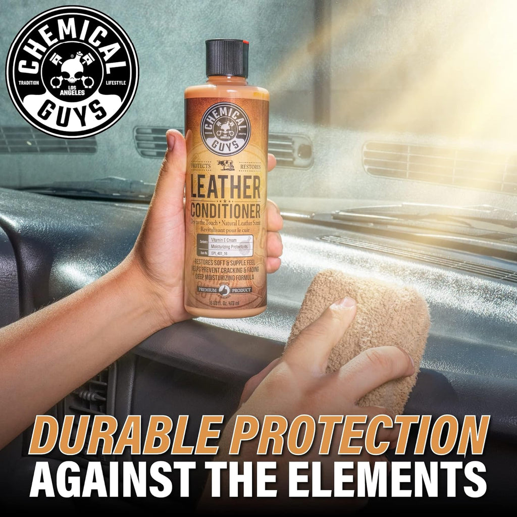 Chemical Guys, Leather Cleaner & Conditioner Kit, Travel Size, 2 x 4 oz