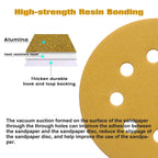 50PCS 5 Inch Sanding Discs 2500 Grit Random Orbit Sander Sandpaper