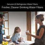 LG LT1000P - 6 Month / 200 Gallon Capacity Replacement Refrigerator Water Filter (NSF42, NSF53, and NSF401) ADQ74793501, ADQ75795105, AGF80300704, or AGF80300705 White