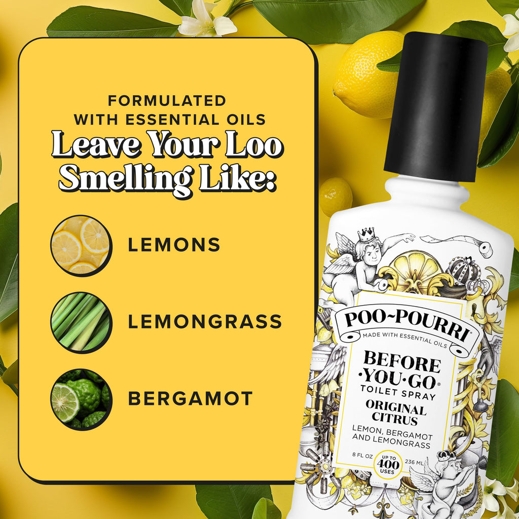 Poo-Pourri Before-You-Go Toilet Spray, Original Citrus, 2 Fl Oz