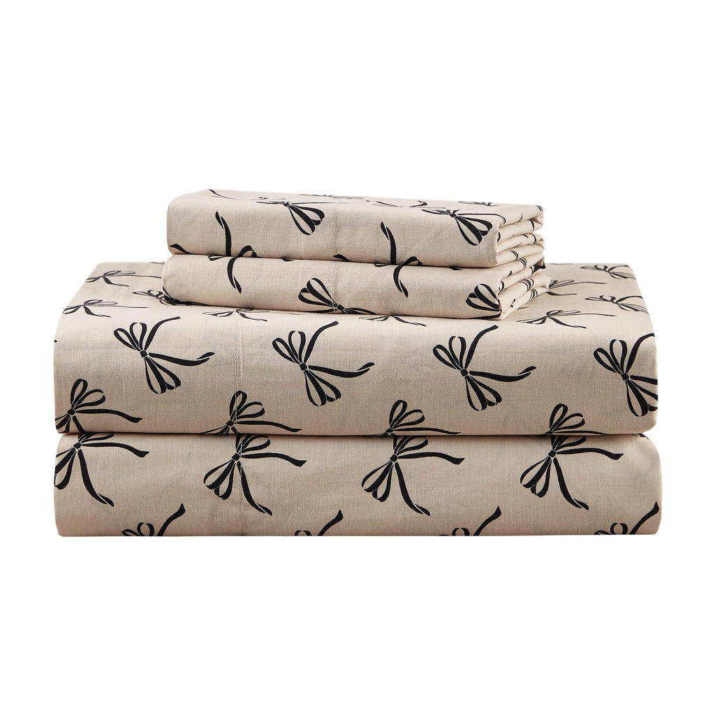Comfort Spaces 100% Cotton Percale Sheets Twin XL Size 3 Pc, Diamond Sliver