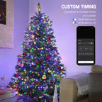Brizled LED Halloween Lights Indoor Outdoor Orange & Purple String Light