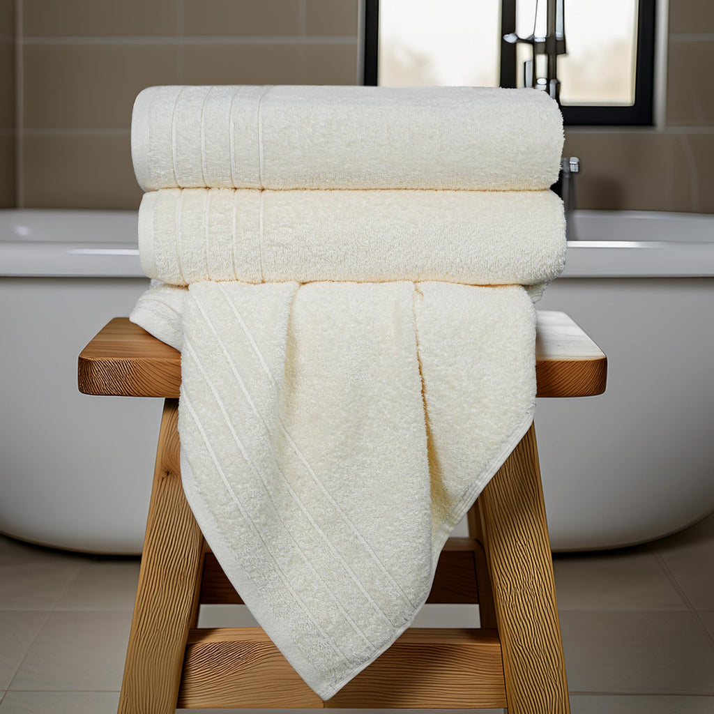 Tens Towels 4 Piece Extra Large Bath Towels 30 x 60 Inches, Dark Grey