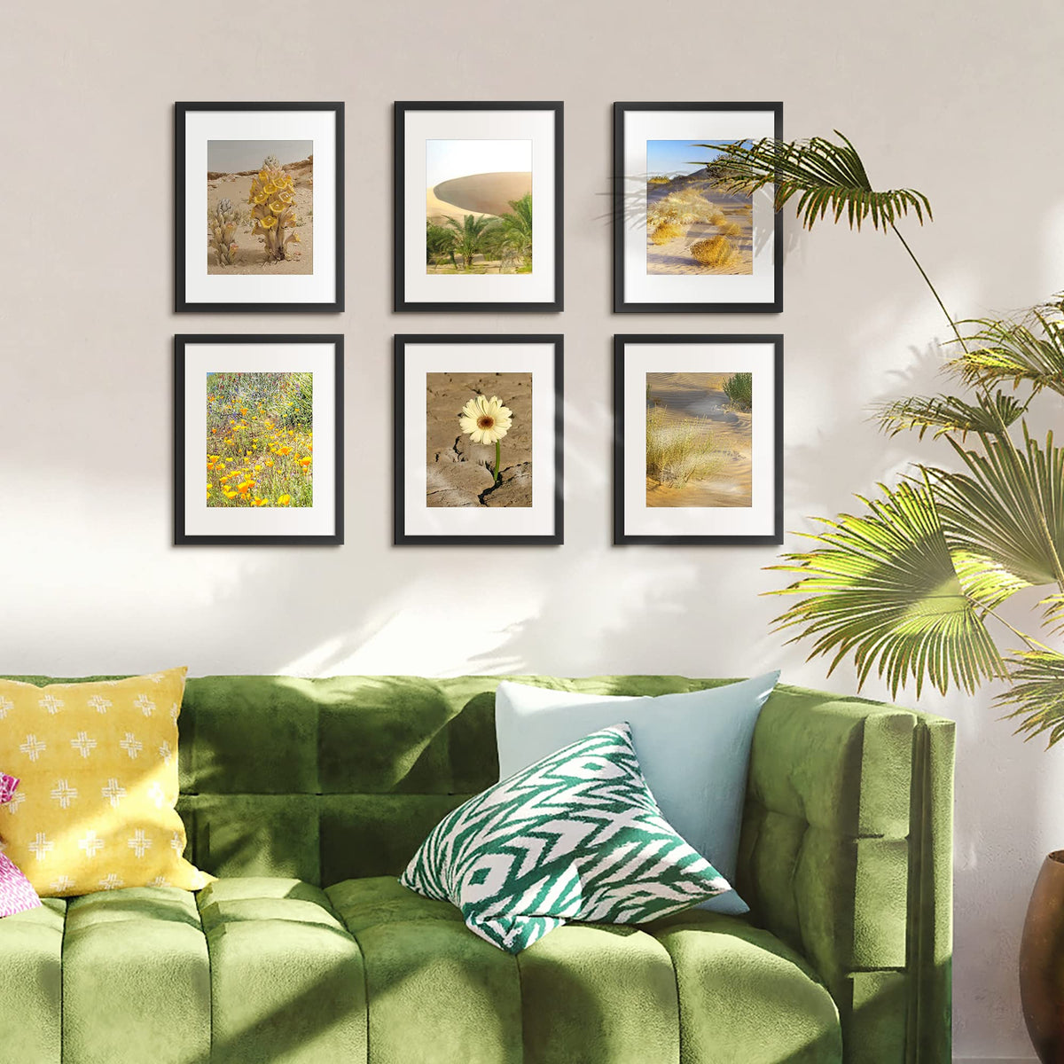 upsimples 8x10 Picture Frames, Gallery Wall Frames Set of 5, Black