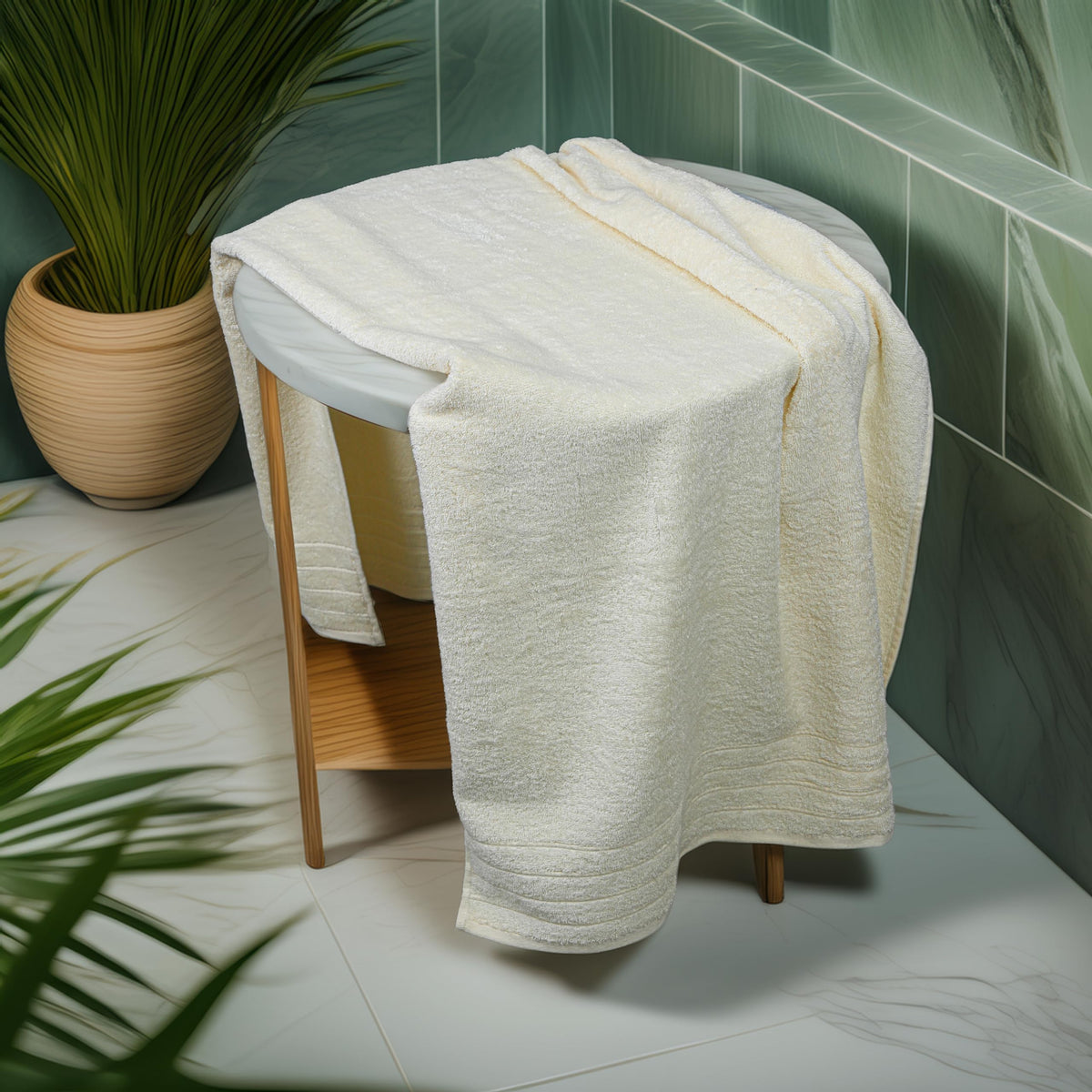Tens Towels 4 Piece Extra Large Bath Towels 30 x 60 Inches, Dark Grey