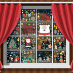 Christmas Window Clings for Glass Windows, Stickers for Window Decorations