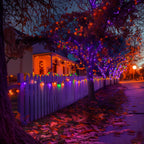 TW SHINE Orange Halloween Lights, 20FT 100 Count Incandescent Mini String Lights, Waterproof Halloween Decorations for Outdoor Indoor Patio Home Party Garden Yard Decor