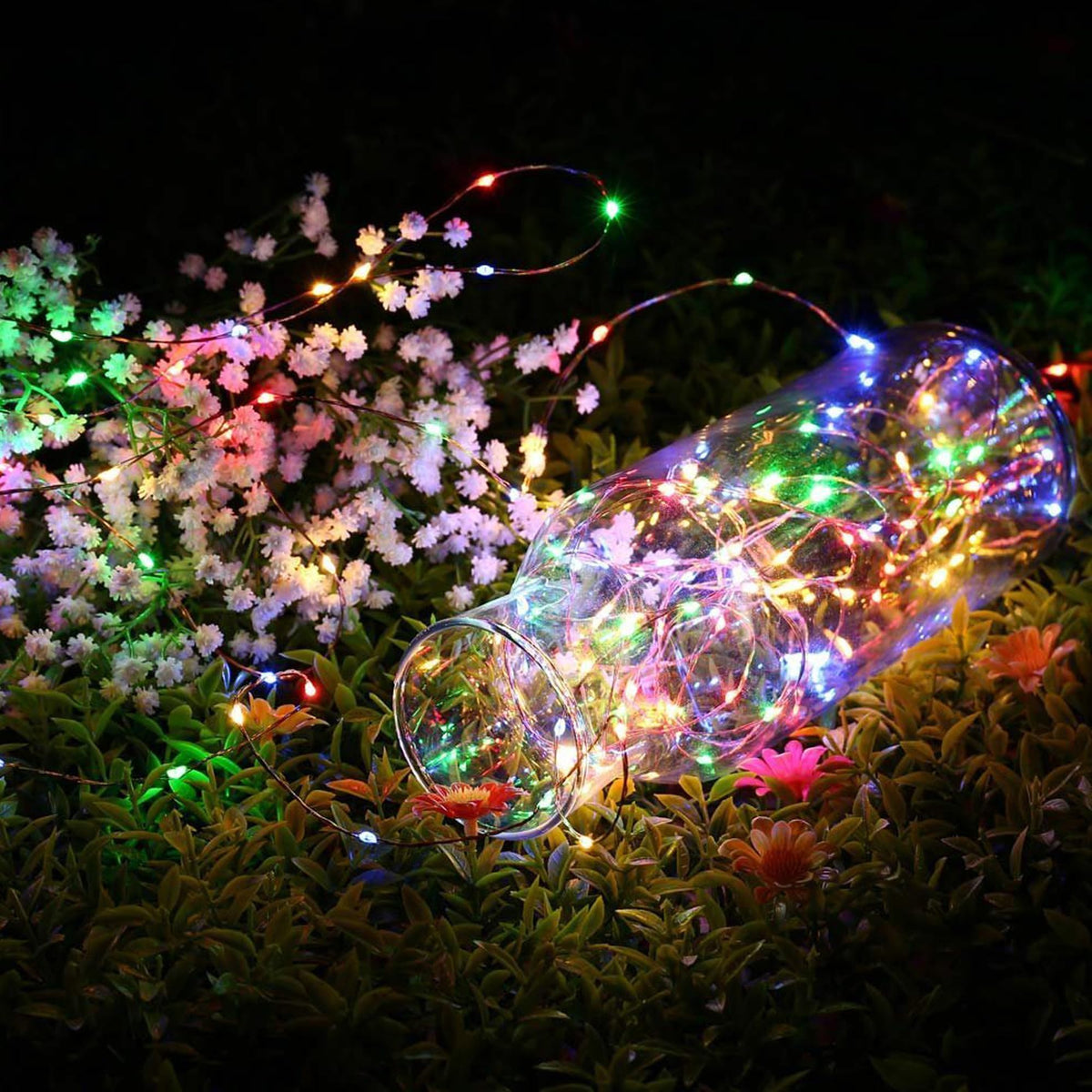 Joomer Solar Fairy Lights, 2-Pack Total 80FT 240LED String Lights, White
