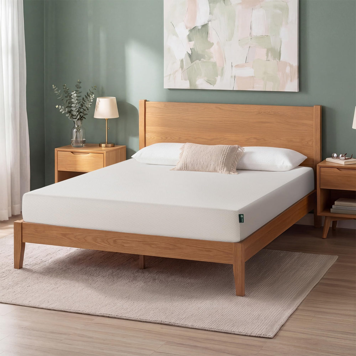Zinus 14 Inch King Lumbar+ Premium Memory Foam Mattress, Medium