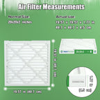 TRIGHTFILTERS 14x20x1 Air Filter 4 Pack, MERV 8 Filter Replacement