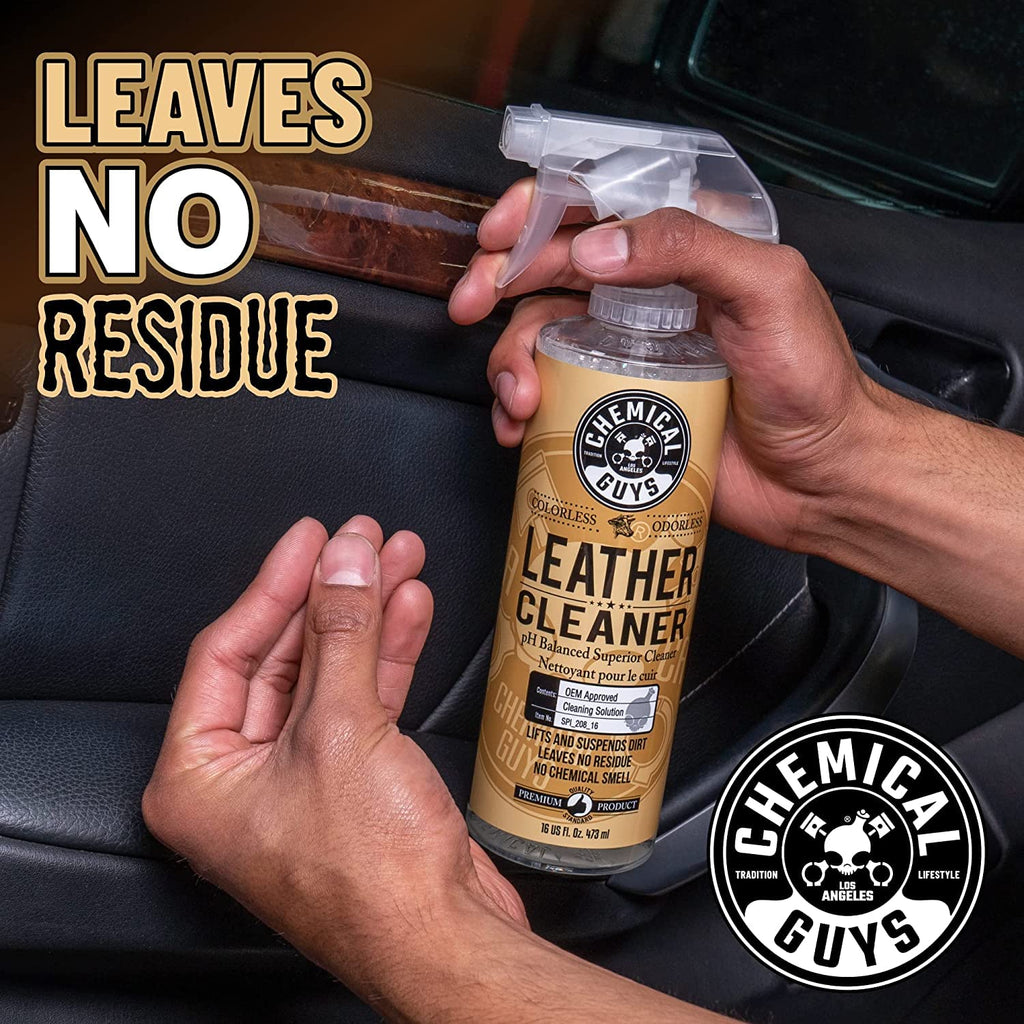 Chemical Guys, Leather Cleaner & Conditioner Kit, Travel Size, 2 x 4 oz