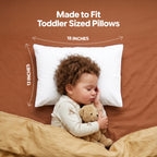 Set of 2 Pillow Protectors with Zipper Standard Size, Pillow Covers