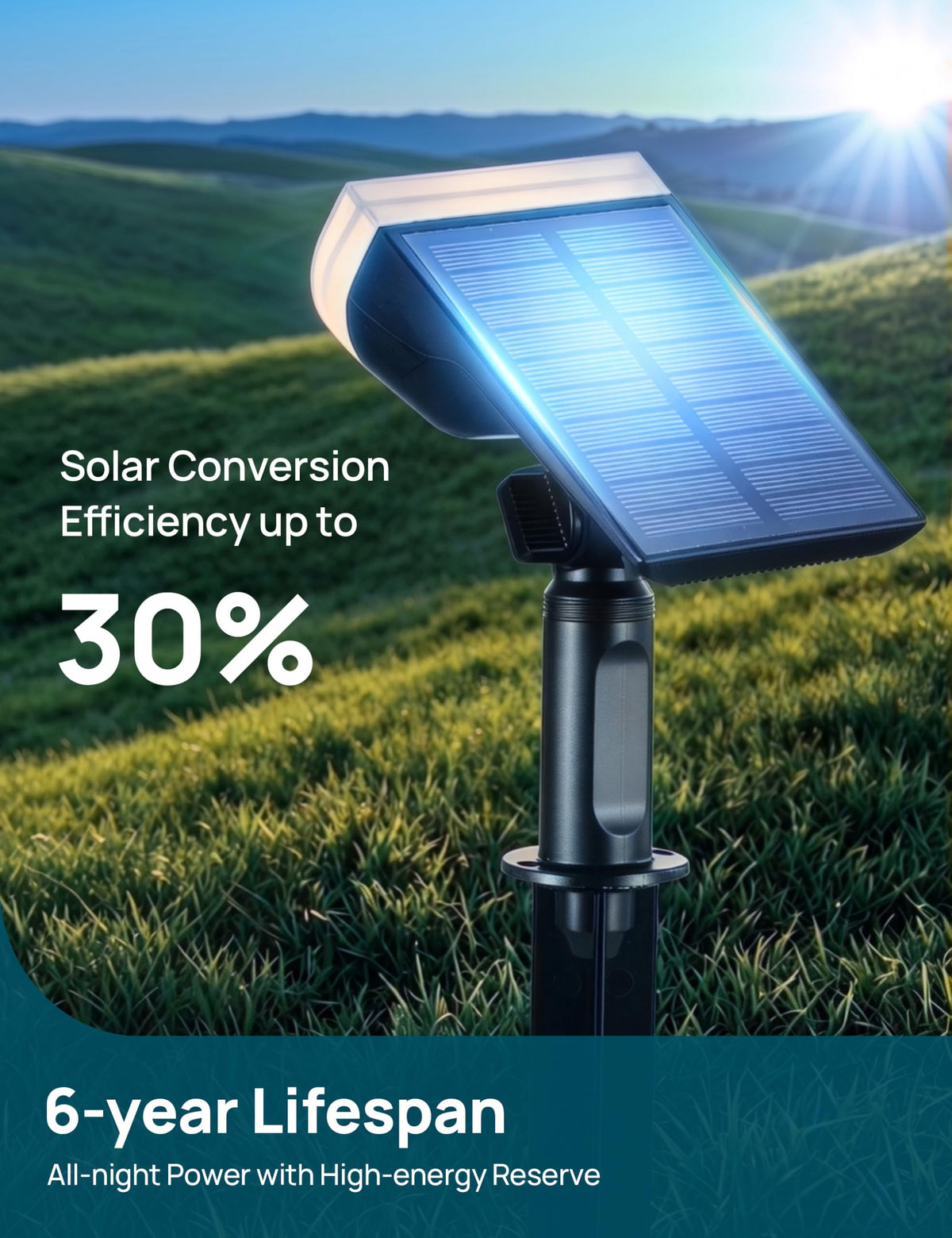 Linkind Halloween Solar Lights Outdoor Spotlight Waterproof RGB 2 Pack