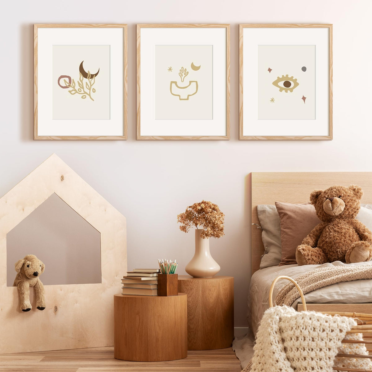 upsimples 8x10 Picture Frames, Gallery Wall Frames Set of 5, Black