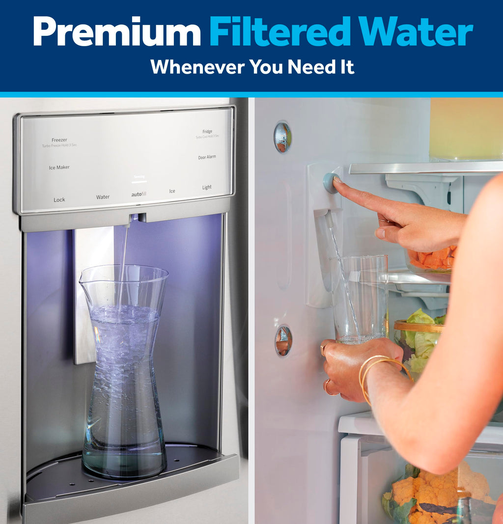 GE RPWFE™ Refrigerator Water Filter, Genuine Filter, Guaranteed Fit, 1-pack