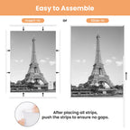 upsimples 12x16 Poster Frame, Easy Slide-In Assembly, White, 3 Pack