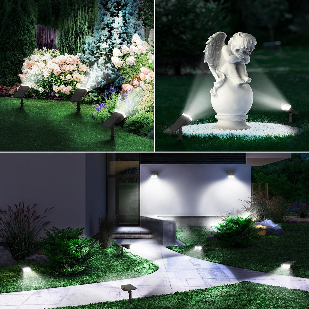 Linkind Halloween Solar Lights Outdoor Spotlight Waterproof RGB 2 Pack