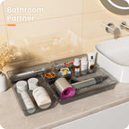 A-LuGei 【Military Grade】 Drawer Organizer for Vanity Bathroom Makeup Desk