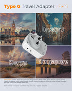 TESSAN European Travel Plug Adapter 2 Pack, Type C Plug