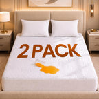 Waterproof Twin Size Mattress Protector fits upto 15" deep Mattresses