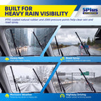 5 PLUS Custom-Fit Wipers fits Toyota RAV4 2001-2005 Windshield Wipers
