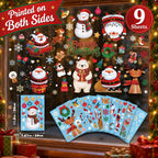 Holiday Window Clings for Home Decorations (Romantic)