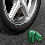 CKAuto Tire Valve Stem Caps, Aluminum Black, 4 pcs/Pack