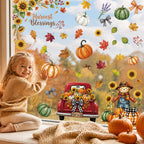 Holiday Window Clings for Home Decorations (Romantic)