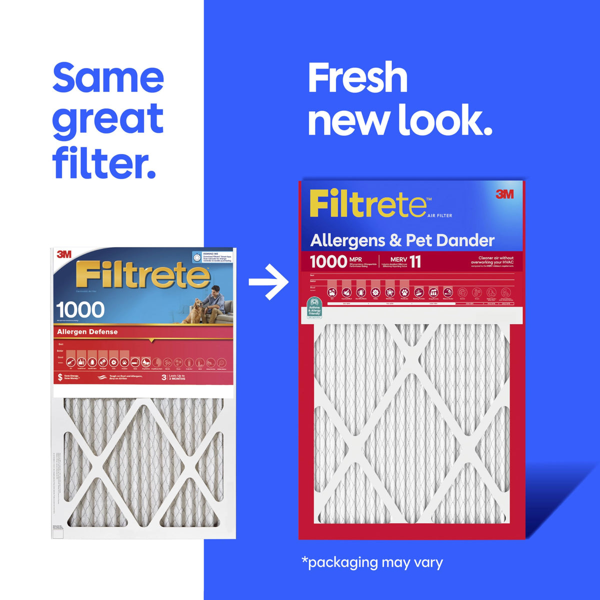 Filtrete 16x25x1 Air Filter, MERV 11, MPR 1000, 4 HVAC Filters