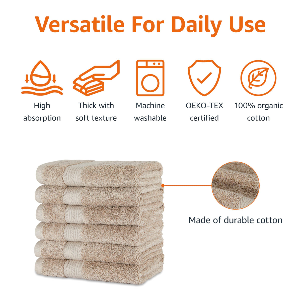 Amazon Basics Fade-Resistant 100% Cotton Bath Towel, 30"x54", Teal Green, 2-Pack