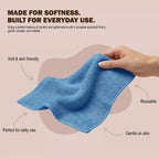 Utopia Towels 12 Pack Washcloths, 12x12 in, 100% Cotton, Beige