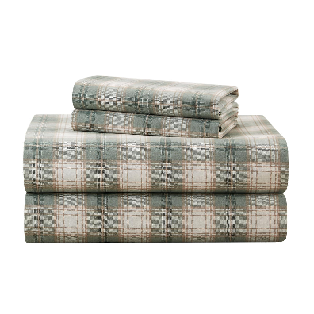 Comfort Spaces 100% Cotton Percale Sheets Twin XL Size 3 Pc, Diamond Sliver