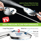AquaCare 8-mode High Pressure Handheld Shower Head with 2-mode Power Wash