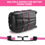 WORKPRO 24" Bungee Cords with Hooks, 4 Pack Heavy Duty Outdoor Bungee Strap