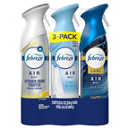 Febreze Air Mist, Air Freshener, Odor Fighting Room Spray, Deodorizer for Home Bathroom Kitchen Office Apartment, Soothe & Restore, Refresh & Energize, Romance & Desire Variety Pack, 8.1oz (Pack of 3)
