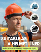 3-Pack Breathable Mesh Skull Cap Sweat Control Helmet Liner
